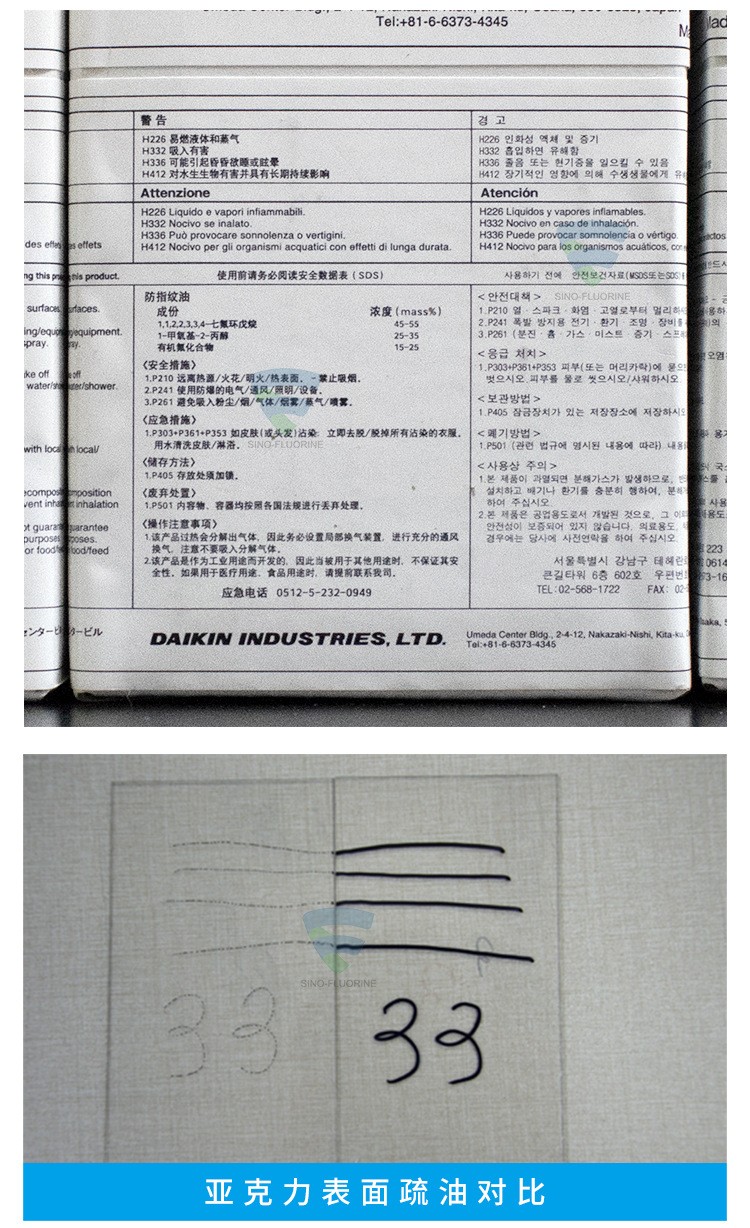 日本大金OPTOOLDAC-HP防指纹助剂