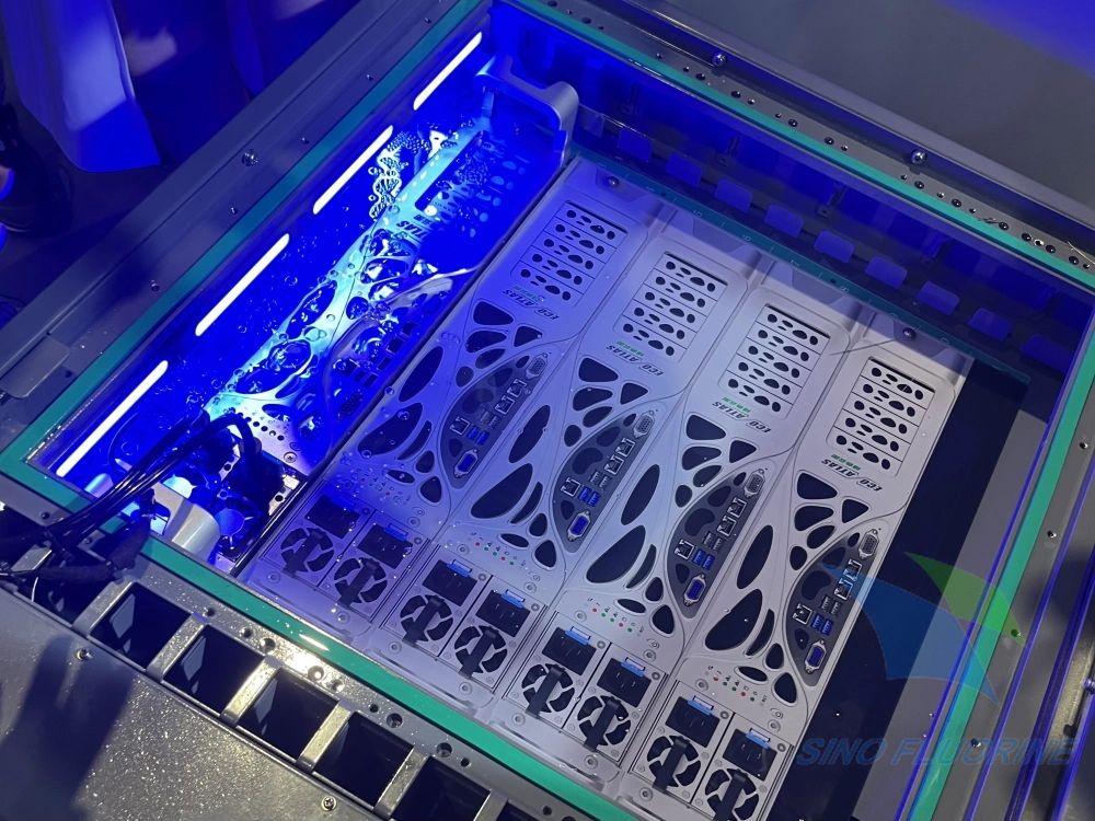 高潜热氟化液散热降温幅度更大？